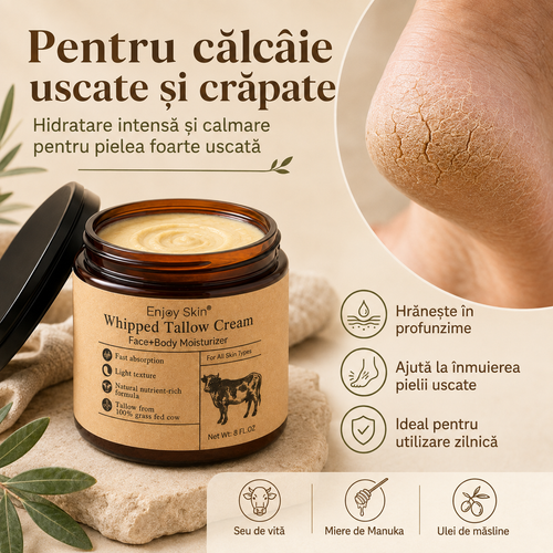Cremă Hidratantă Intensivă cu Seu de Vită și Miere de Manuka